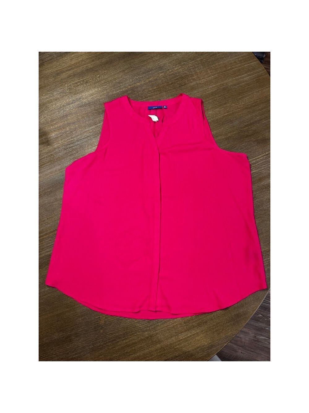 APT.9 Pink Sleeveless Blouse Plus Size XXL